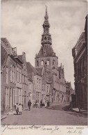 Zierikzee - Stadhuis Met Volk - 1906 Stukje Van Hoekje Af Rechtsonder - Zierikzee