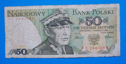 1986, Poland, 50 Zlotych - Pologne