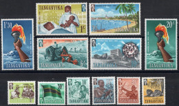 TANGANYIKA Timbres-Poste 40 à 51* Neuf Charnière TB Cote : 40.00€ - Tanganyika (...-1932)