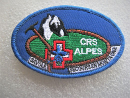 COLLECTION GEND. SECOURS MONTAGNE CRS ALPES SAVOIE ETAT SUP SCRATCH AU DOS - Policia