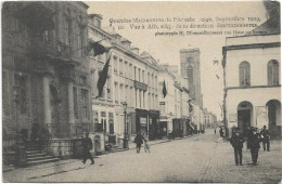 Ath - Ghislenghien  * Grandes Manoeuvres De L'Armée Belge, Septembre 1909 - Vue à Ath, Siège De La Direction .... - Ath