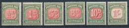 1958. Australia - Porto Stamps - Portomarken