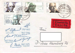 DDR - EXPRESS BRIEF 12.5.1987 Mi 3091-3094 / 2125 - Covers & Documents