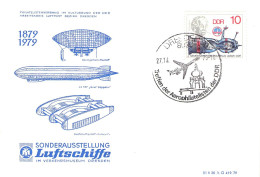 DDR - SONDERPOSTKARTE SSt DRESDEN 1979 LUFTSCHIFFE Mi 2360 / 2127 - Covers & Documents