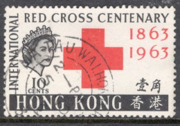 Hong Kong 1963 A Single Stamp From The 100th Anniversary Of Red Cross In Fine Used - Gebruikt
