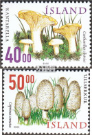 Island 943-944 (kompl.Ausg.) Postfrisch 2000 Speisepilze - Unused Stamps