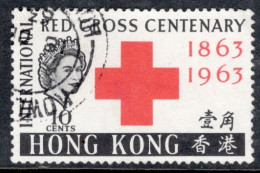 Hong Kong 1963 A Single Stamp From The 100th Anniversary Of Red Cross In Fine Used - Oblitérés