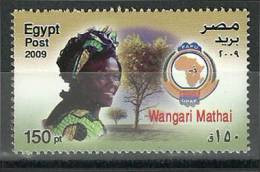 Egypt - 2009 - ( Wangari Maathai - Nobel Prize Winner - Peace 2004 ) - MNH (**) - Prix Nobel