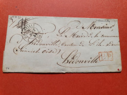 Cad De Chantilly Sur Lettre Sans Texte Pour Le Hédouville ( Via Isle Adam ) En PP En 1841 - Réf 1965 - 1801-1848: Précurseurs XIX