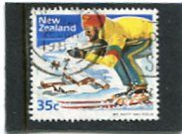 NEW ZEALAND - 1984  35c  MT HUTT  FINE USED - Usati