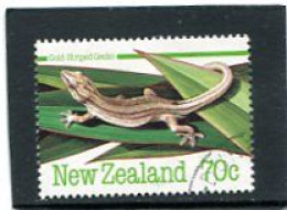 NEW ZEALAND - 1984  70c  GECKO  FINE USED - Usati
