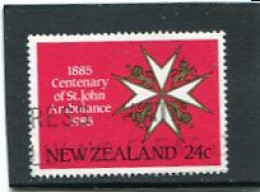 NEW ZEALAND - 1985  24c  ST JOHN  FINE USED - Usati
