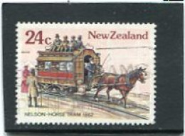 NEW ZEALAND - 1985  24c  NELSON HORSE TRAM  FINE USED - Gebruikt