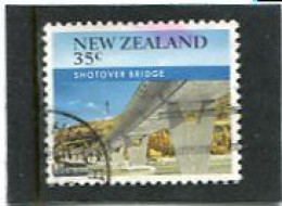 NEW ZEALAND - 1985  35c  SHOTOVER BRIDGE  FINE USED - Gebruikt