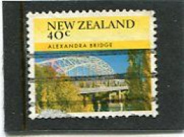 NEW ZEALAND - 1985  40c  ALEXANDRA BRIDGE  FINE USED - Used Stamps