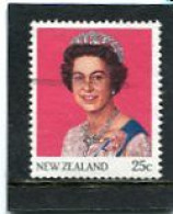 NEW ZEALAND - 1985  25c  QUEEN ELISABETH  FINE USED - Gebraucht