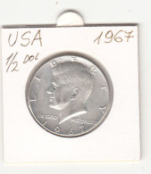 UNITED STATES 1/2 HALF DOLLAR 1967 KENNEDY  SILVER COIN - 1964-…: Kennedy