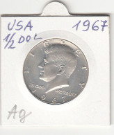 UNITED STATES 1/2 HALF DOLLAR 1967 KENNEDY  SILVER COIN - 1964-…: Kennedy