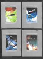 PALAU   -   2000 -  4 X Minisheets - FUTURE SPACE EXPLORATION -        - See Scan - Palau