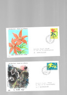 Liechtenstein - 2 Enveloppes Premier Jour - Ensayos & Reimpresiones