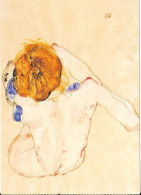 Egon Schiele - Nu Courbé - Schiele