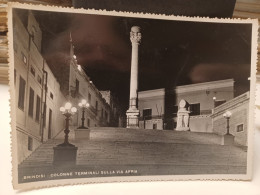 Cartolina Brindisi Colonne Terminali Sulla Via Appia Anni 50 - Brindisi