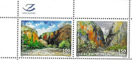 ALBANIA, 2022, MNH, TOURISM, MOUNΤAΙNS, 2v - Autres & Non Classés