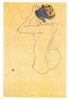 Egon Schiele - Nu Assis Avec Un Bandeau Bleu - Schiele