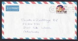 New Zealand: Airmail Cover To Netherlands, 1990, 1 Stamp, Athletics, Games, Sports (creases) - Lettres & Documents