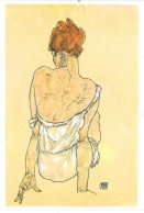 Egon Schiele - Femme Assise De Dos - Schiele