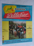 BUVARD BLOTTING PAPER  BISCOTTES  PELLETIER FEUILLETEES FOLKLORE AUVERGNAT BOURREE D'AURILLAC - Zwieback