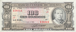 Bolivia 100 Bolivianos, P-147 (L.1945) - UNC - Bolivie