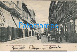 212845 URUGUAY MONTEVIDEO STREET CALLE 25 DE MAYO POSTAL POSTCARD - Uruguay