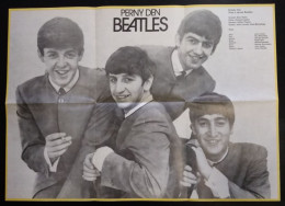 00712*THE BEATLES*ORIGINAL CZECH POSTER FOR THE MOVIE A HARD DAY'S NIGHT - Plakate & Poster