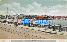 212853 URUGUAY MONTEVIDEO BEACH PLAYA RAMIREZ & RAILROAD POSTAL POSTCARD - Uruguay