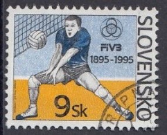 SLOVAKIA 235,used,falc Hinged - Volleyball