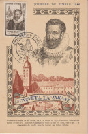 France Carte Maximum Journée Du Timbre 754 Nice 1946 - 1940-1949