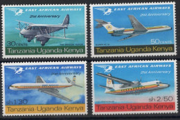 EST-AFRICAIN Timbres-Poste N°157** à 160** Neufs Sans Charnières TB Cote : 5.00€ - Kenya, Ouganda & Tanzanie