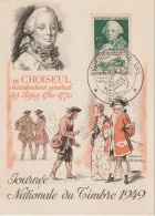 France Carte Maximum Journée Du Timbre 1949 Nice 828 - 1940-1949