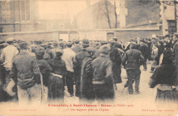 CPA 51 L'INVENTAIRE A SAINT THOMAS / REIMS / 12 FEVRIER 1906 / UNE BAGARRE PRES DE L'EGLISE - Reims