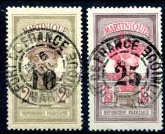 Martinique     84/85 Oblitérés - Used Stamps