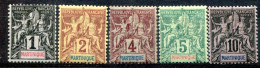 Martinique      31/35  Oblitérés - Used Stamps