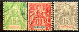 Martinique        44/46 Oblitérés - Gebraucht