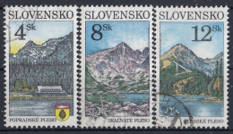SLOVAKIA 260-262,used,falc Hinged - Protection De L'environnement & Climat