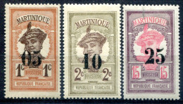 Martinique         83/85 * - Unused Stamps