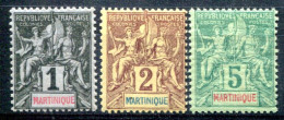 Martinique         31/32 **  + 34 ** - Neufs