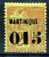 Martinique        N°  6 * - Neufs