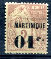 Martinique        N°  26 * - Neufs