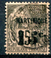 Martinique        N°  17 Oblitéré - Oblitérés