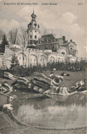 BELGIQUE - Exposition De  Bruxelles - Jardin Suisse - Carte Postale Ancienne - Wereldtentoonstellingen